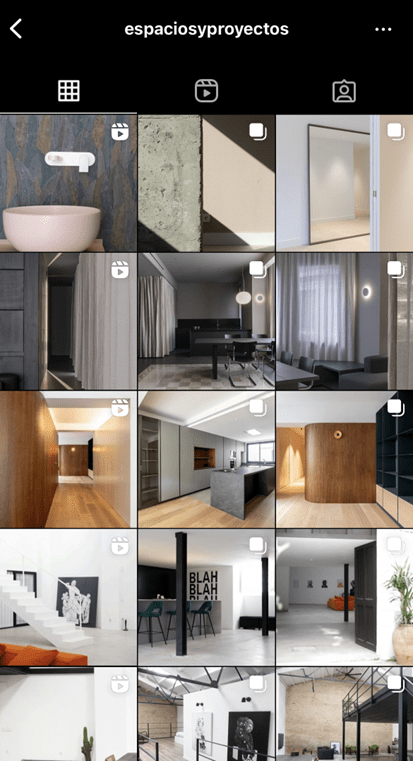 Feed de Instagram de Espacios y Proyectos Feed de Instagram de Espacios y Proyectos